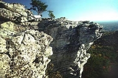The Hanging Rock Located in Hanging Rock State Park